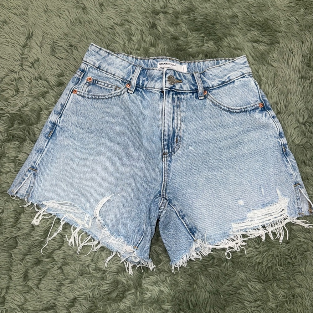Garage Denim Distressed Women Vintage Short Cut-Off